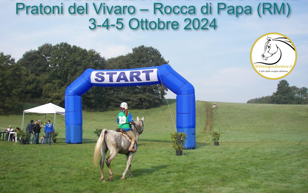 COPPA DELLE REGIONI DI ENDURANCE Pratoni del Vivaro 2024 – Rocca di Papa (RM)